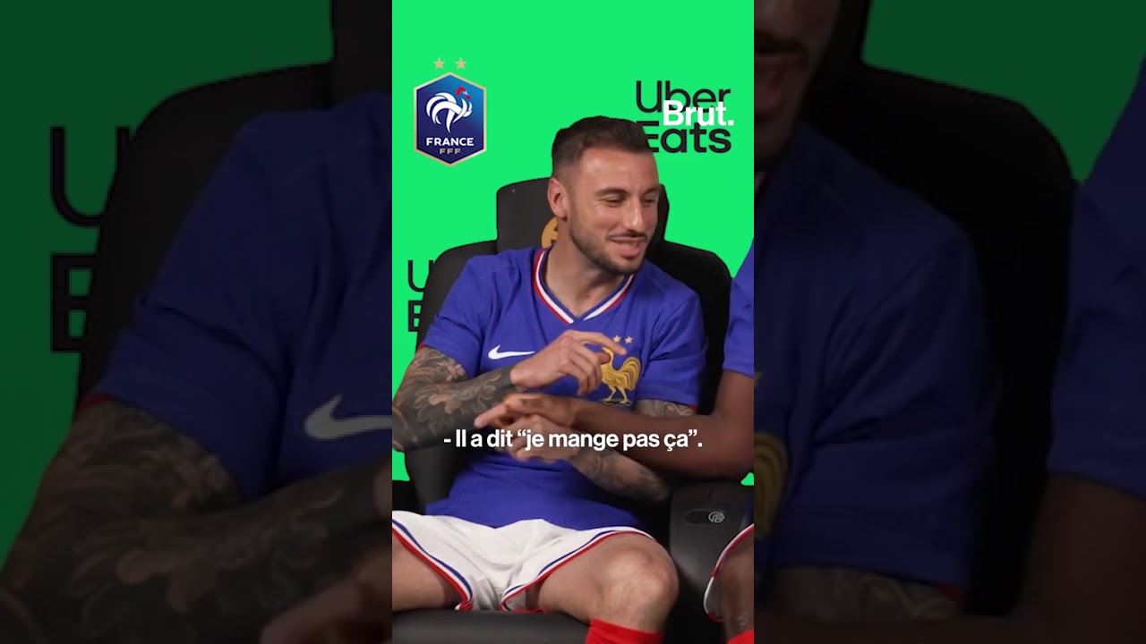 On avait rendez-vous avec les bleus sur ce banc uber ￼ pour aligner leur plat préféré ￼