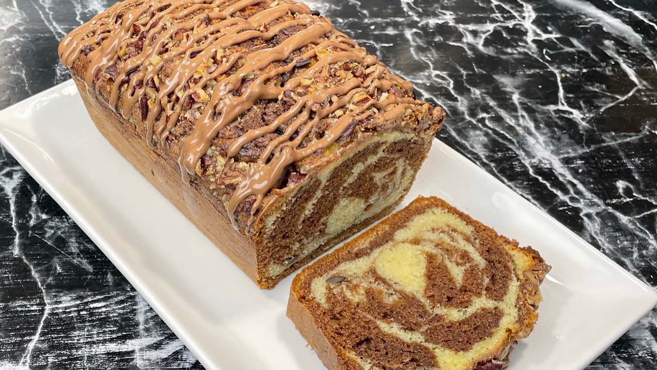CAKE MARBRÉ FAÇON SAVANE 🐯 Tellement moelleux avec peu d’ingrédients 👌 Deli Cuisine