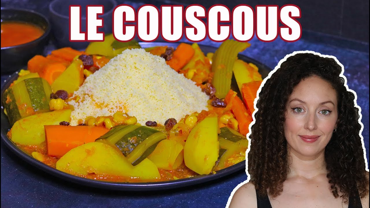 Couscous en sauce rouge aux légumes