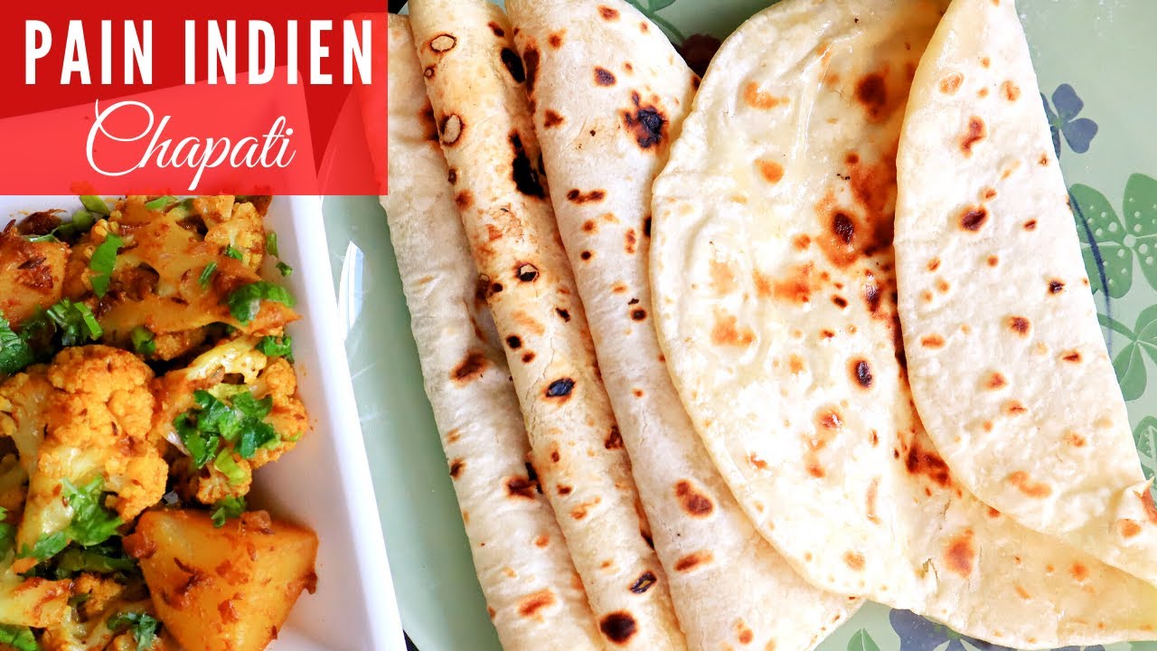 Recette Chapati Indien Facile | 🌮 Pain indien Roti | Cuisine Indienne Vegetarienne
