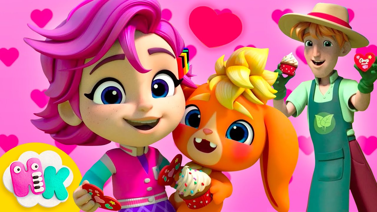 La Saint Valentin 💝🧁 Chansons pour Enfants | HeyKids en Français