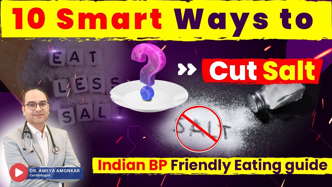 10 Smart Ways to Cut Salt Without Losing Taste | Indian BP-Friendly Eating Guide #highbloodpressure