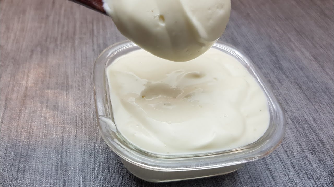 Mayonnaise sans œuf FACILE et RAPIDE