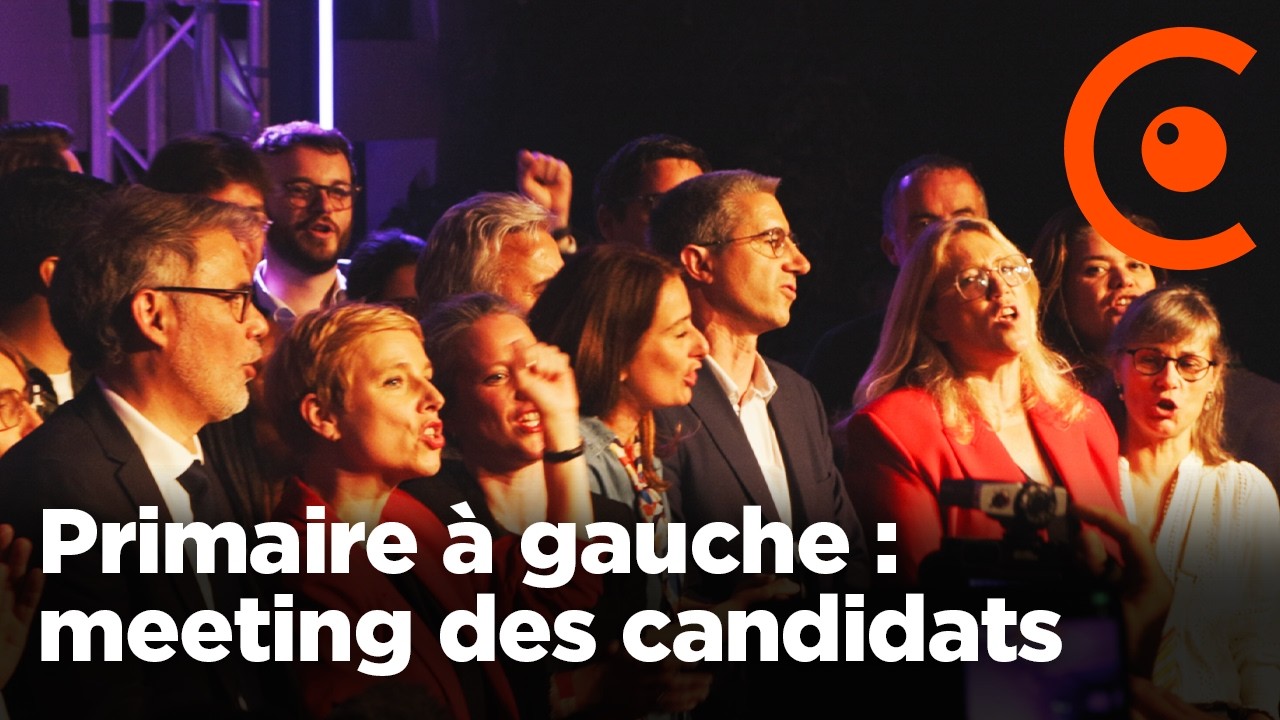 Primaire à gauche : meeting des candidats et du "Front Populaire 2027" - Présidentielle 2027