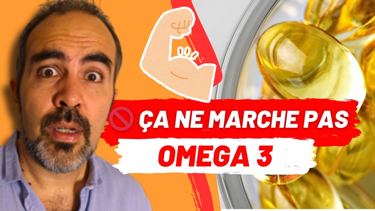Oméga-3 et muscles : cette erreur ruine presque tous les bénéfices ⚠️