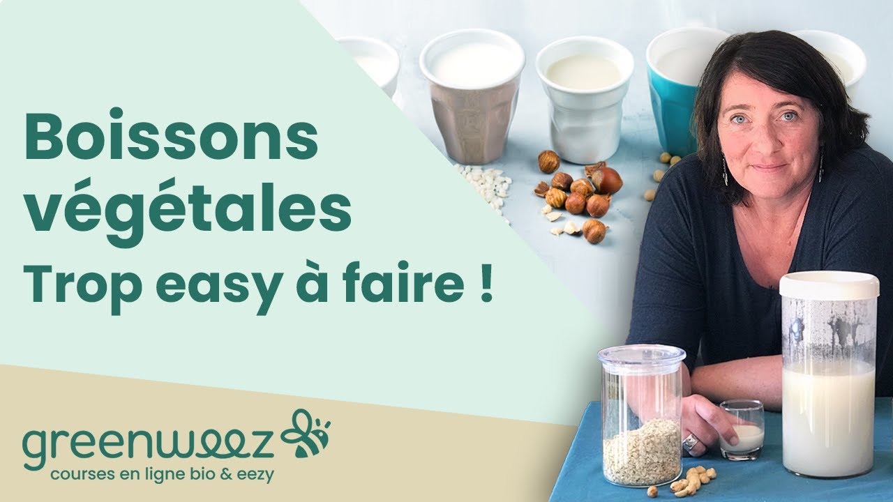 Comment faire ses boissons végétales maison