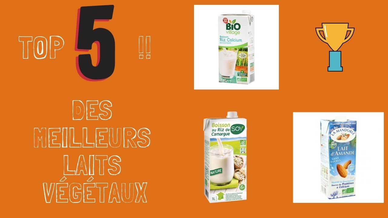 TOP 5 DES MEILLEURS LAIT VEGETAUX !!!!