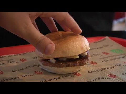 Le premier burger 100% bio