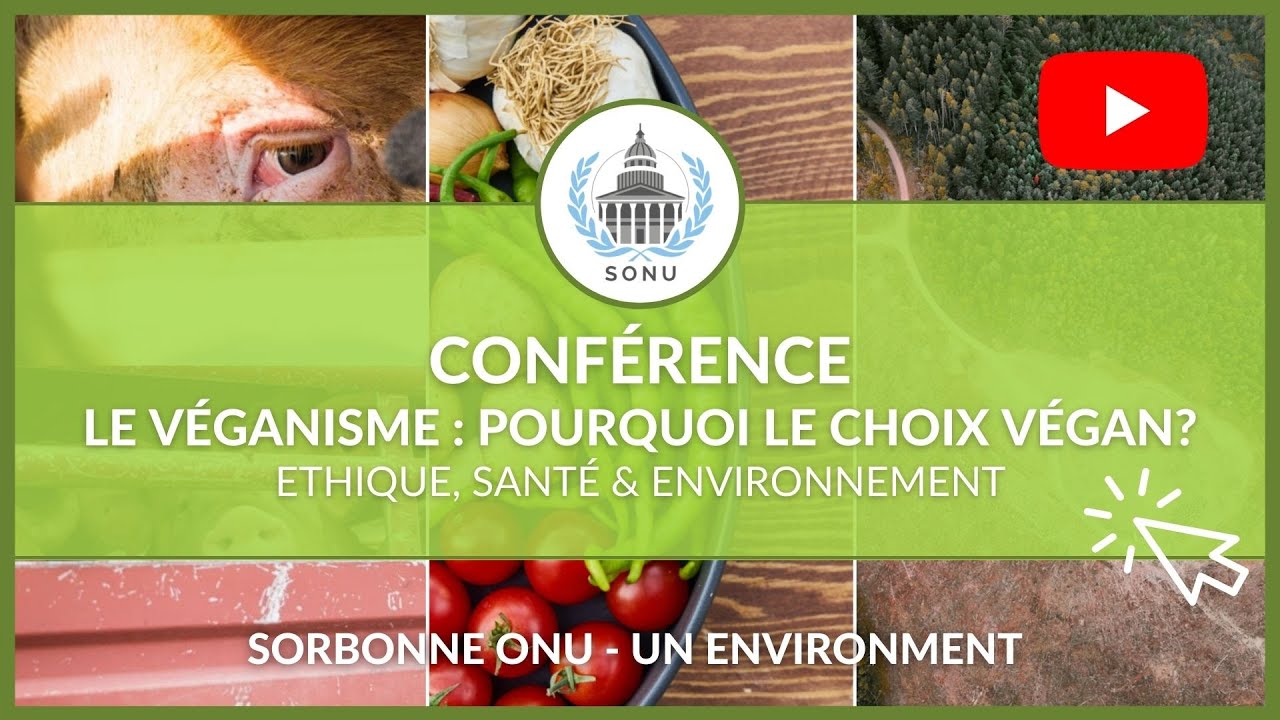 UN ENVIRONMENT - Conférence : Le véganisme, pourquoi le choix végan ? Ethique, santé & environnement