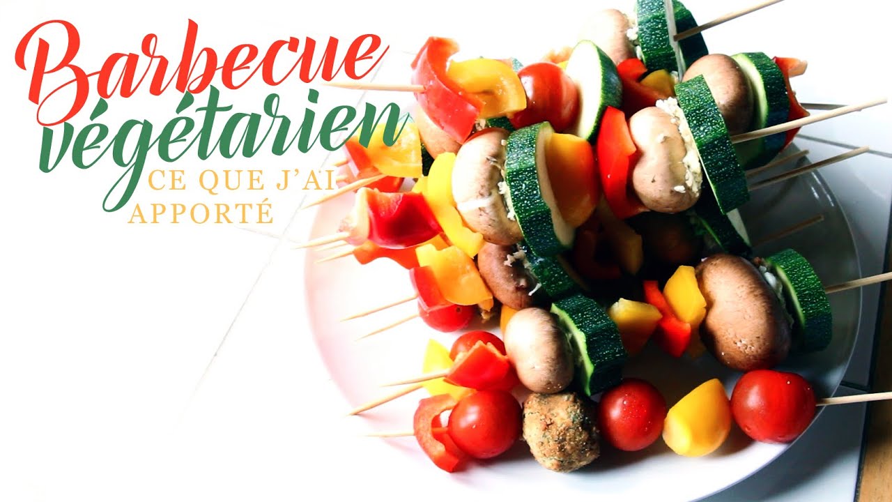 BARBECUE (pour un) VÉGÉTARIEN — recettes avec IG