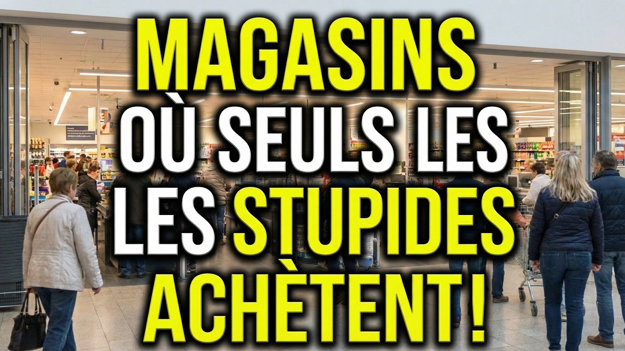 7 Magasins Où SEULEMENT Les GENS STUPIDES Achètent Des Produits