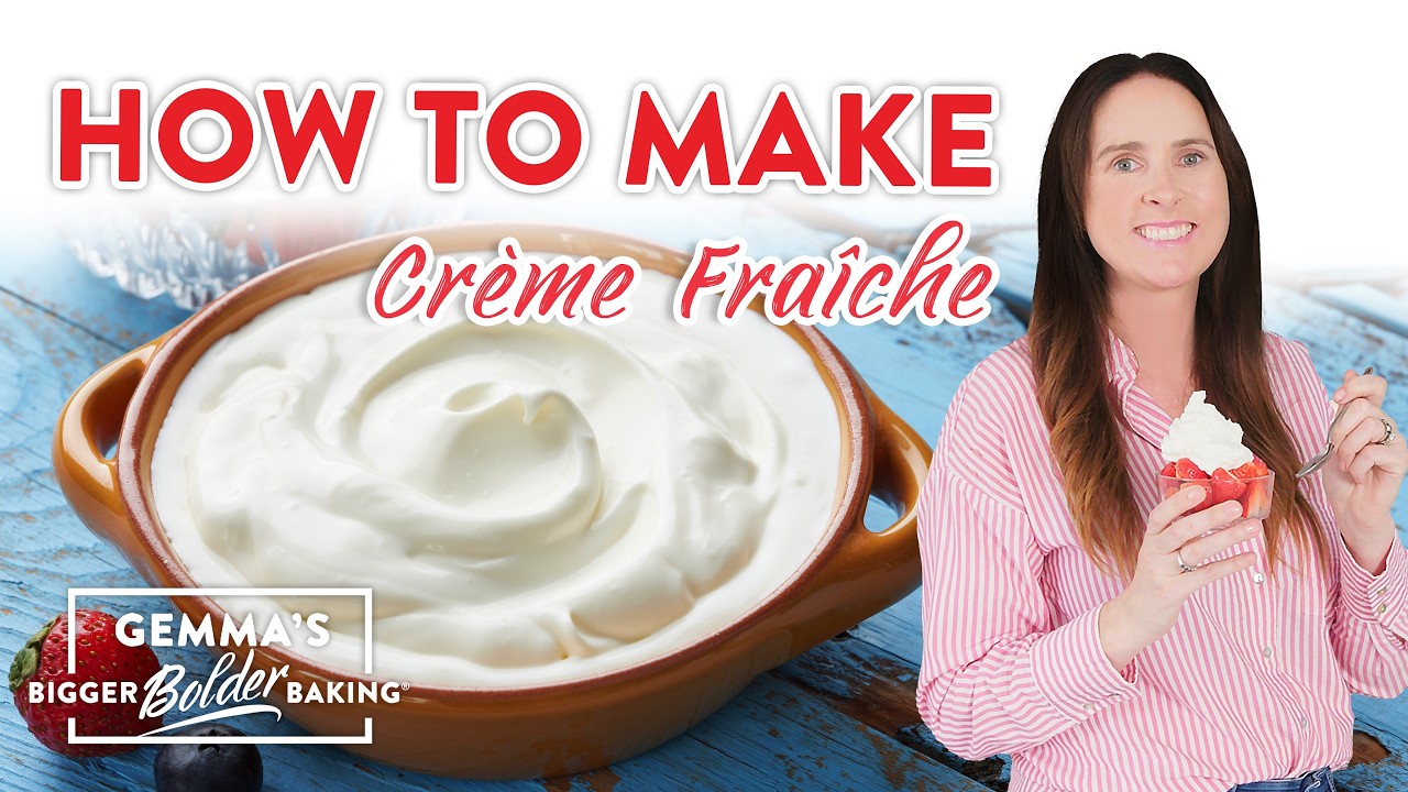 How to Make Crème Fraîche with ONLY 2 Ingredients!