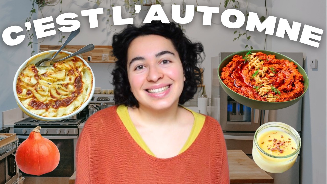 MEAL PREP D'AUTOMNE : 7 Recettes petit budget, Vegan et Sans Gluten 🍂 Une semaine de repas de saison