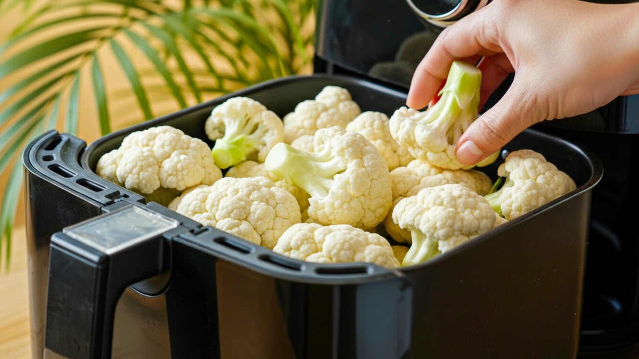 I Stopped Making Pizza After THIS Vegan Cauliflower Trick – Air Fryer Magic!
