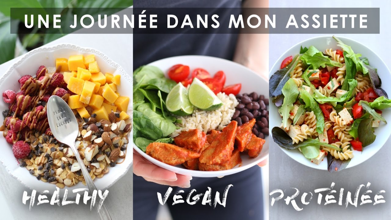 UNE JOURNÉE DANS MON ASSIETTE | Vegan Healthy Protéinée