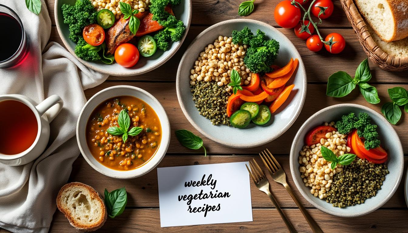 découvrez notre menu végé de la semaine du 19 au 23 janvier 2026 avec des recettes savoureuses, équilibrées et 100% végétariennes pour un repas sain et gourmand.