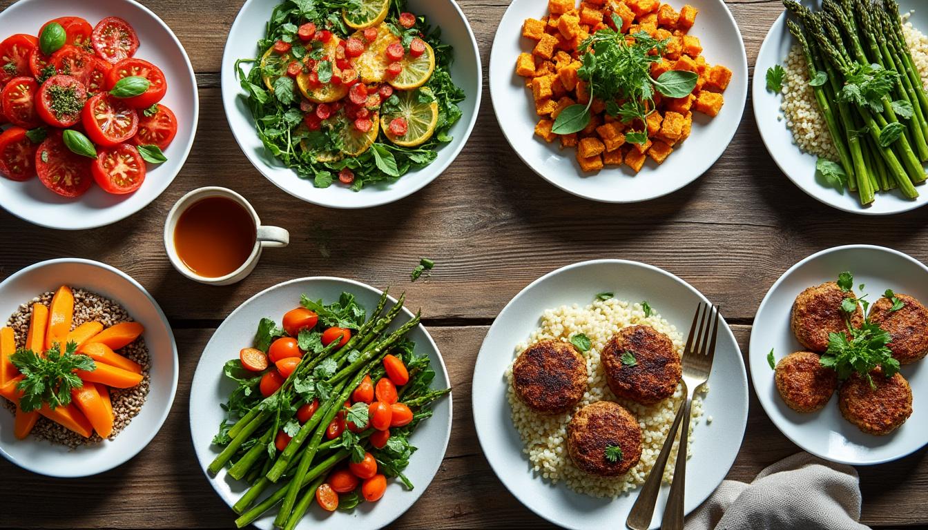 découvrez 8 recettes végétariennes savoureuses pour relever le défi veggie ce mois de mars et adopter une alimentation saine et gourmande.