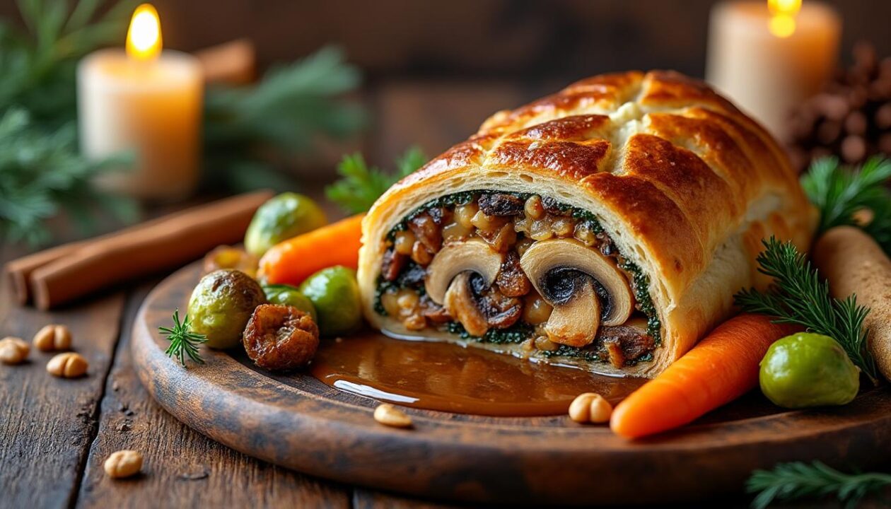 découvrez notre recette de wellington végétarien, un plat festif et savoureux parfait pour un noël gourmand et original.