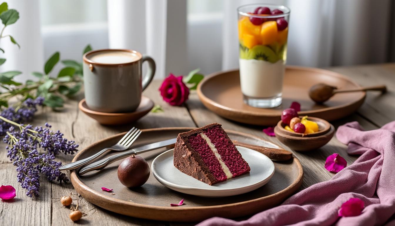 découvrez des recettes de délices végans irrésistibles pour un saint-valentin gourmand, alliant saveurs exquises et bien-être pour une célébration pleine d'amour et de douceur.